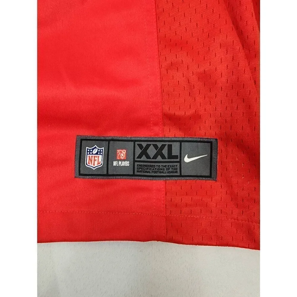 Nike NFL Kansas City Chiefs #15 Patrick Mahomes Red Game Jersey Mens 2XL Patch